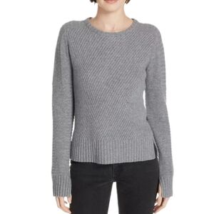 Equipment Femme Abril Wool Cashmere Blend Sweater Grey Size Small